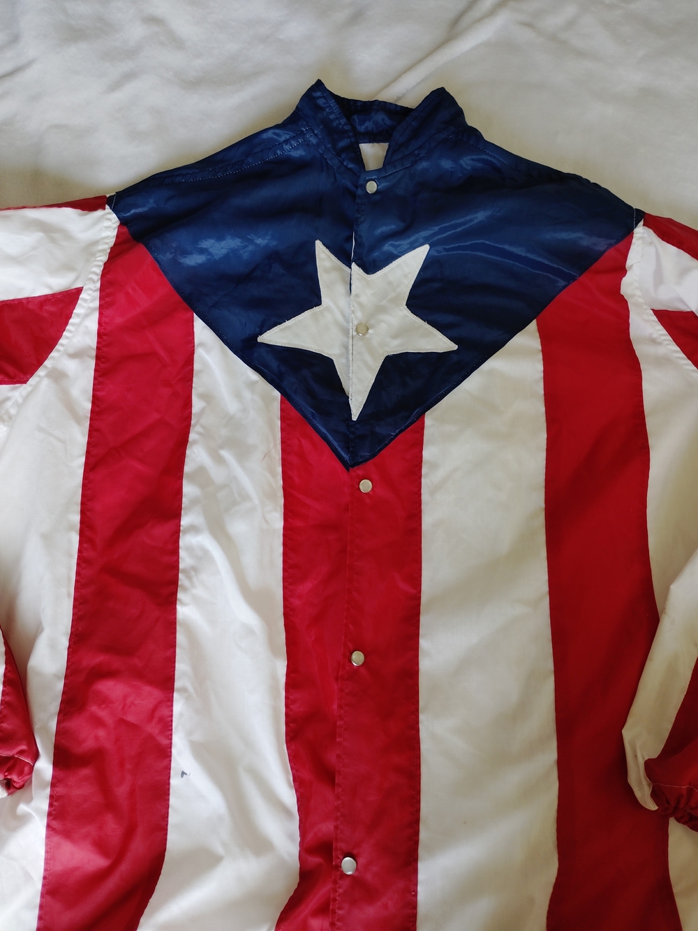 Patriotic Red, White & Blue Star Snap-Front Shirt